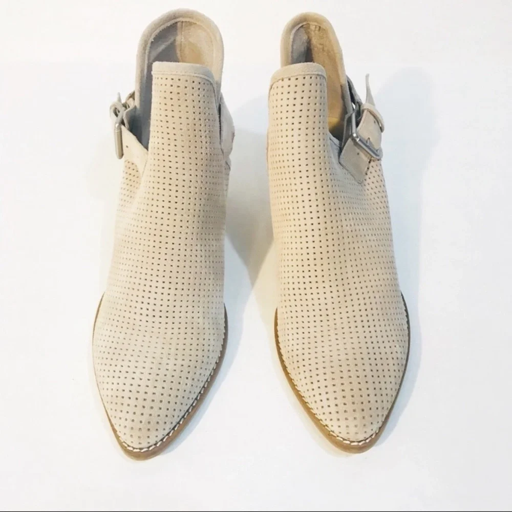 DOLCE VITA Simon Suede Perforated Booties